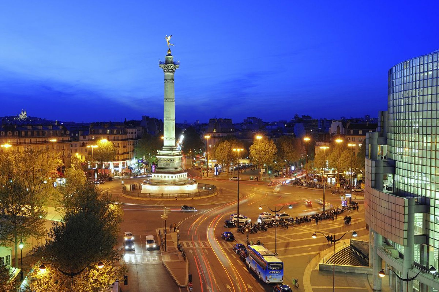 Photographie D Art De La Place De La Bastille Paris En France Photographie D Art De La Place De La Bastille Paris En France