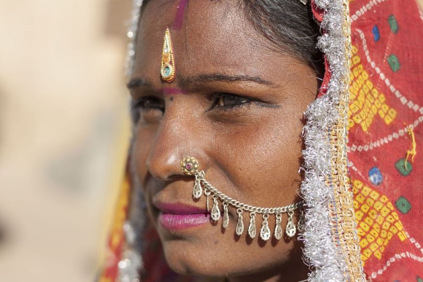 Femme indienne, Rajasthan, Inde