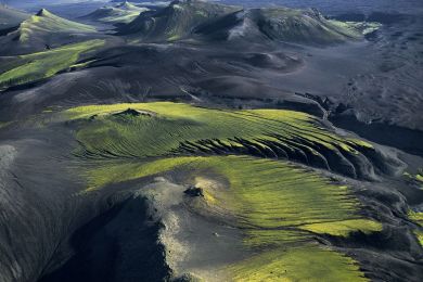 Mountains, Myrdalsjokull Region, Iceland