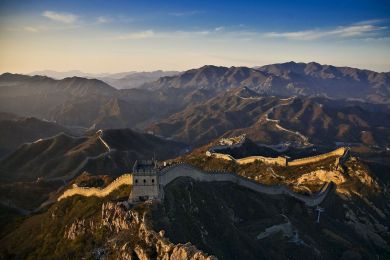 Great chinese Wall near Beijing, China