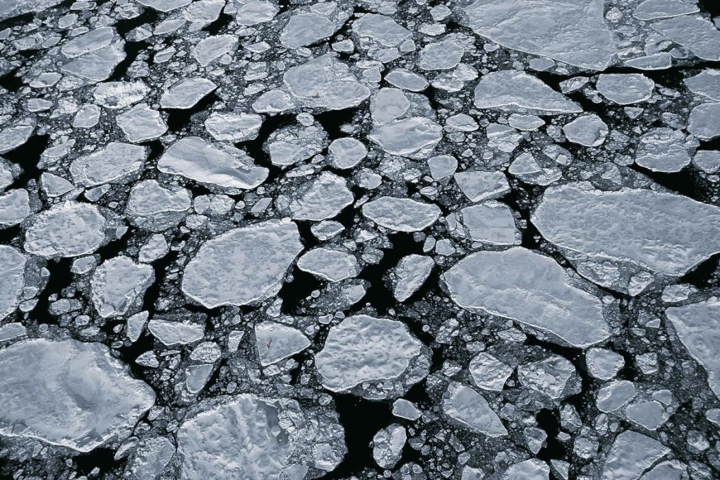 Paysage de glace, Nunavut, Canada