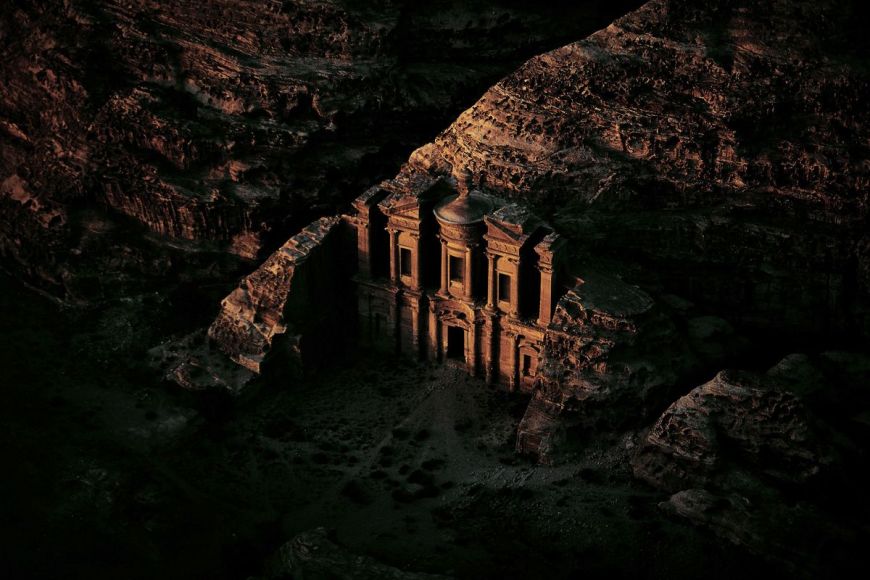Temple, Petra, Jordan